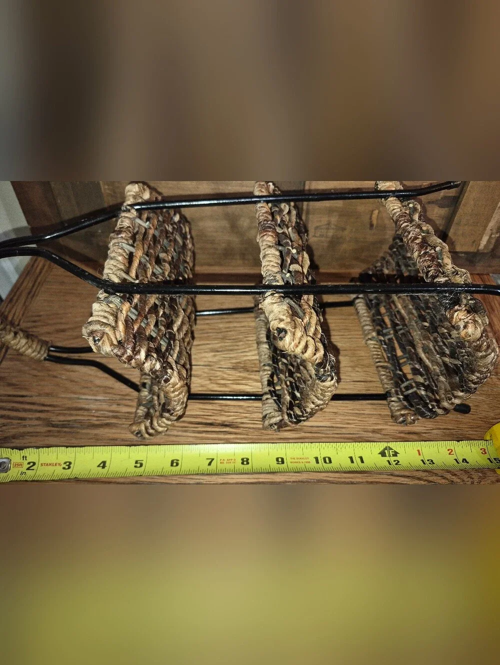 Vintage Wicker Storage Lot Of 3